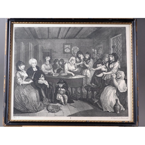 309 - After William Hogarth: two 18th century engravings, 