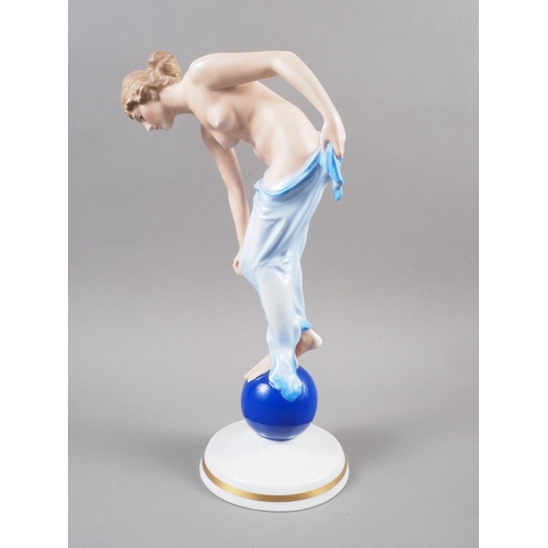 8 - A Rosenthal Art Nouveau style figure with impressed 