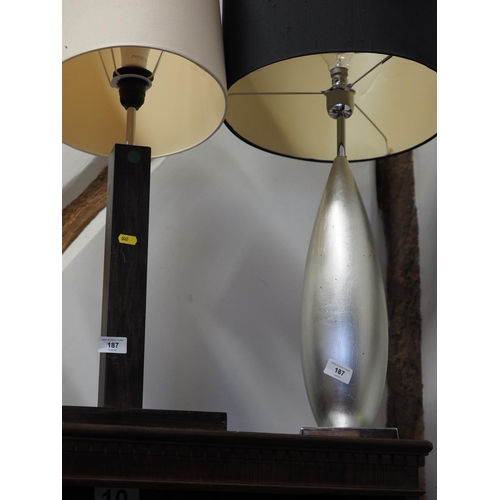 238 - A brass standard lamp of Edwardian design, 58