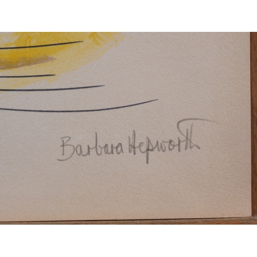 332 - †Dame Barbara Hepworth DBE, 1971: a signed screen print, 