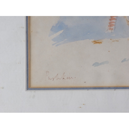 358 - Sir Hugh Casson PRA: two watercolour studies for 