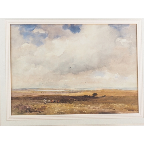 371 - Wycliffe Eggington RI RCamA: watercolours, landscape near Poole, 9 3/4