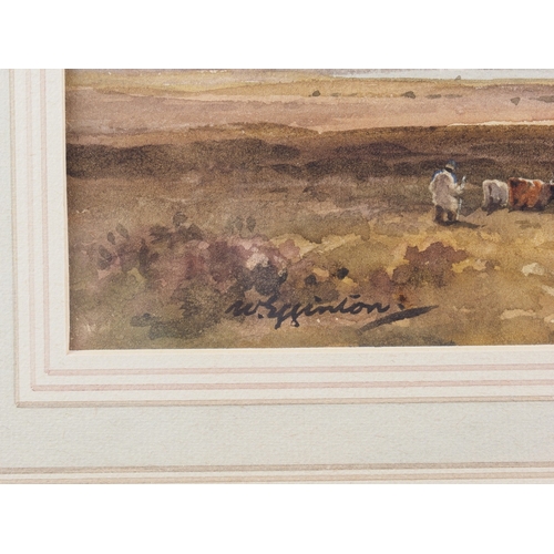 371 - Wycliffe Eggington RI RCamA: watercolours, landscape near Poole, 9 3/4