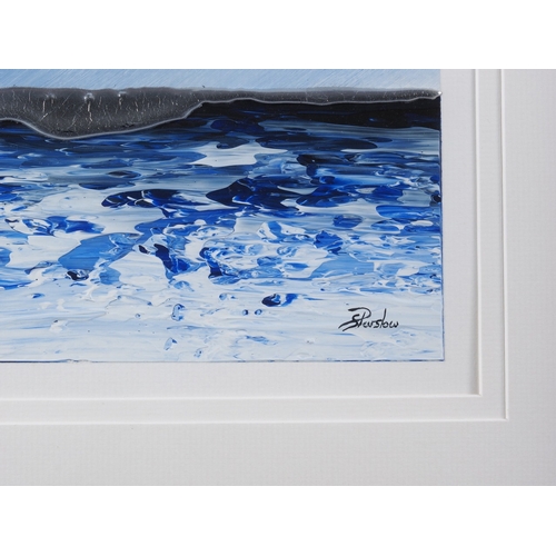 394 - Stalla Parslow: an impasto oil seascape, 7