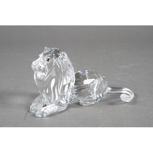 34 - A Swarovski model, “Annual Edition Lion – 1995”, signed indistinctly, in box