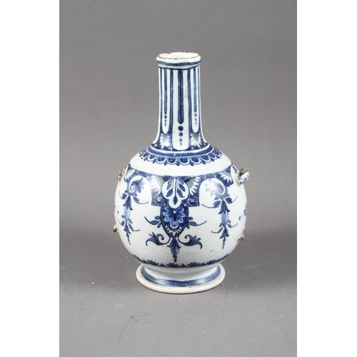 66 - An 18th century Delft dry drug jar ‘EVP.HORB’, 9” high, (heavily restored), anothe... 