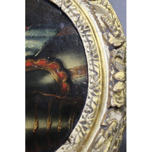 396 - French School: a 19th century oval oil on canvas, head and shoulders portrait of a nobleman, 16” x 1... 