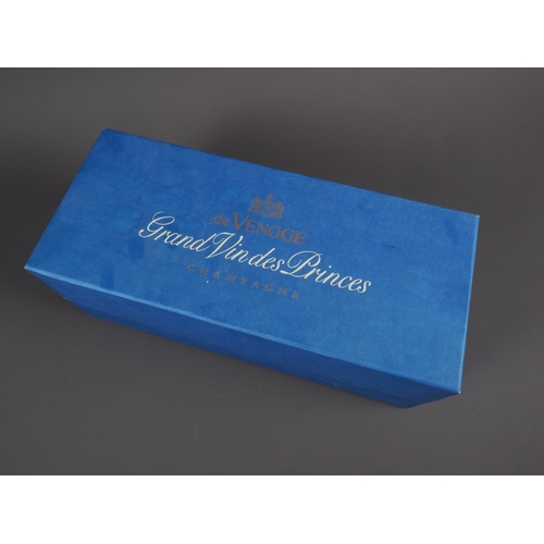 145 - A bottle of 1993 Grand Vinades Princes de Venice Brut Champagne, in original box with stopper