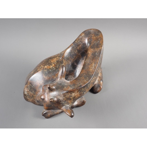 202 - †Anita Mandl: a patinated bronze, 