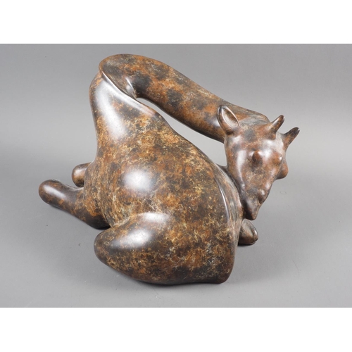 202 - †Anita Mandl: a patinated bronze, 