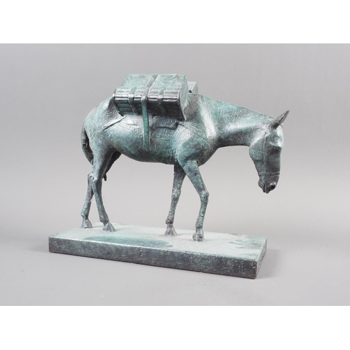 206 - †David Backhouse: a patinated bronze WWI 