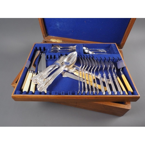 248 - Three cased part sets of silver plated cutlery, various