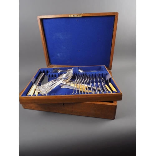 248 - Three cased part sets of silver plated cutlery, various