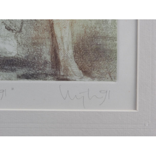 334 - Inge Clayton: a signed limited edition etching, 