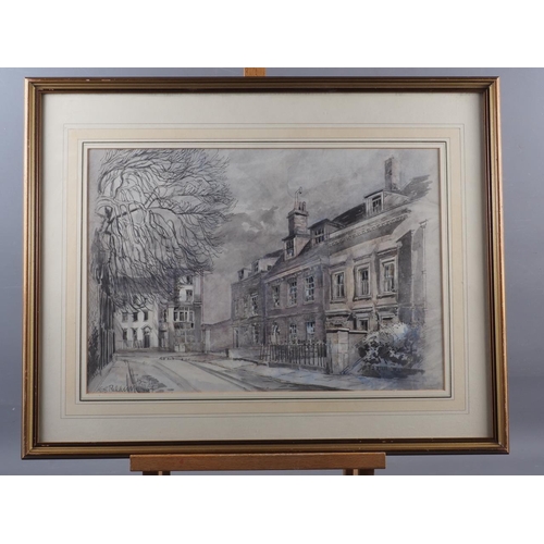 359 - Geoffrey Scowcroft Fletcher?: a pair of watercolour sketches, 