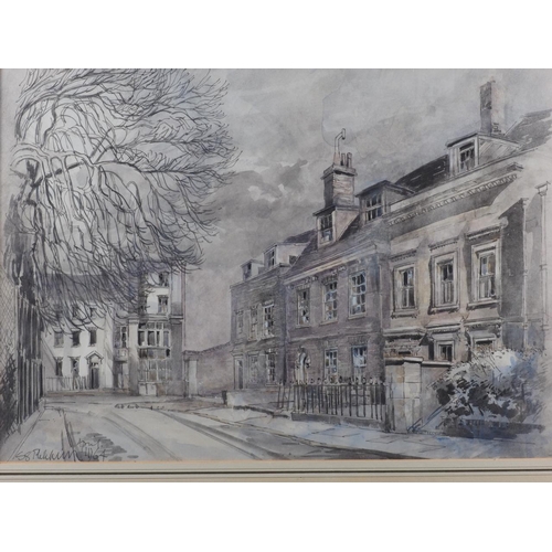 359 - Geoffrey Scowcroft Fletcher?: a pair of watercolour sketches, 