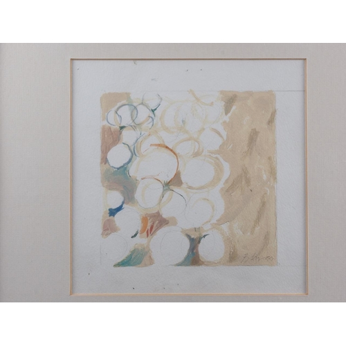 403 - †Sandra Blow: gouache sketch, untitled, 8