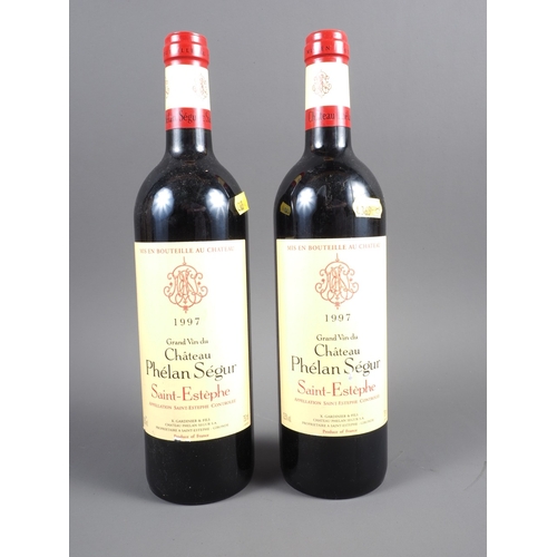 152 - Two bottles of 1997 Grand Vin du Chateau Phelan Segur Saint-Estephe