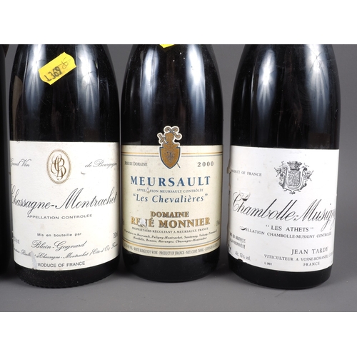 157 - A bottle of Chambolle-Musigny “Les Athets”, a bottle of 2000 Meursault “Les Chevalieres” domaine Ren... 