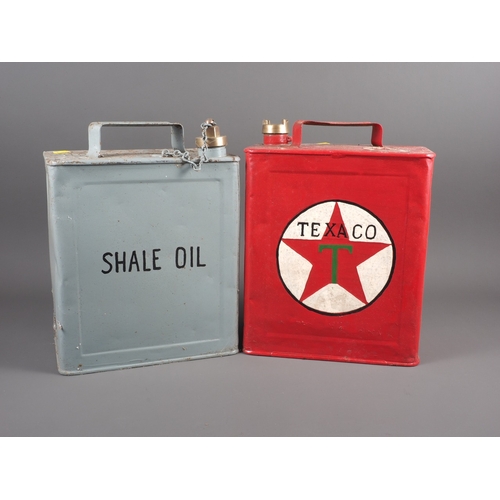 172 - A red painted Texaco petrol can, 12