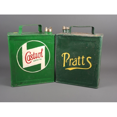 173 - A green painted Castrol petrol can, 12