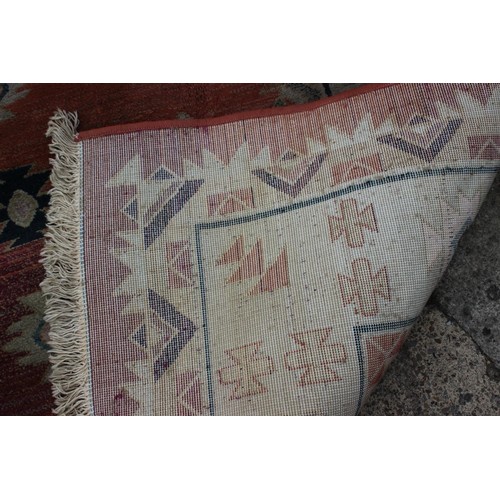 647 - A Gabbeh design rug in traditional colours, 92