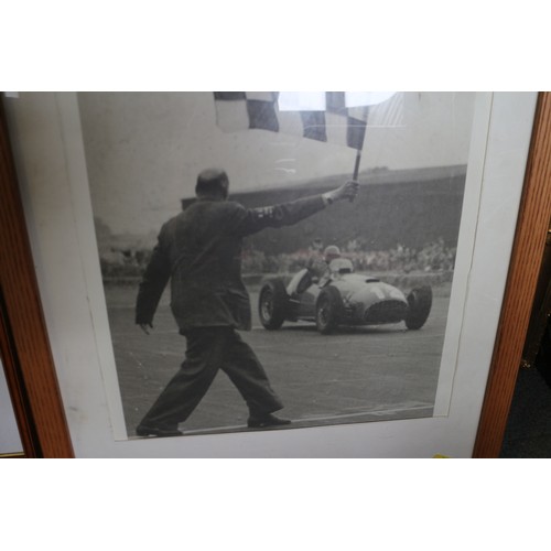 313 - A limited edition photograph, “The Ferrari 375/S2” at Silverstone during the British Grand Prix 1951... 