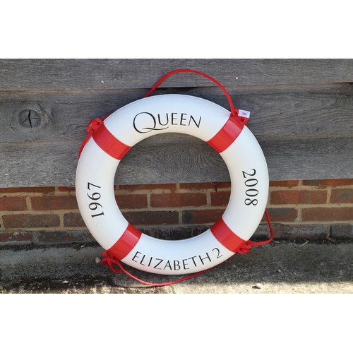 166 - A large collection of Cunard Queen Elizabeth cruise ship ephemera and collectables, including cerami... 