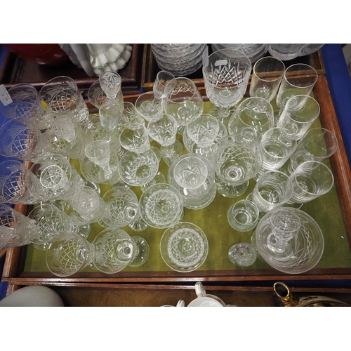 45 - A Tudor cut glass part table service and other table glass, various