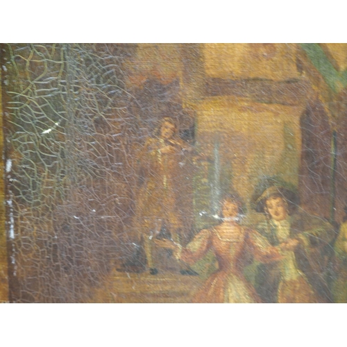 368 - A 19th century oil on canvas, 