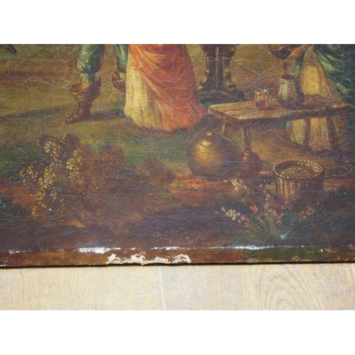 368 - A 19th century oil on canvas, 