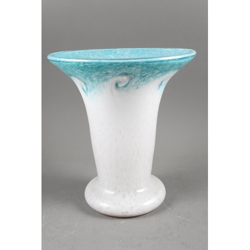 59 - A Vasart flared glass vase, 9