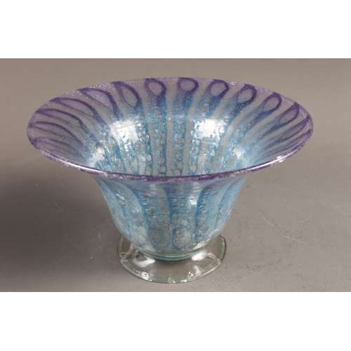 59 - A Vasart flared glass vase, 9