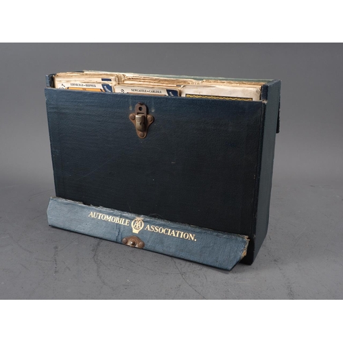 240 - A cased set of twenty-three Automobile Association 