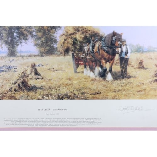 288 - David Shepherd: a signed limited edition print, 