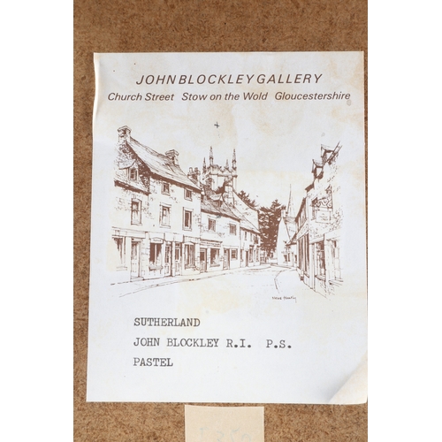 334 - John Blockley RI: a pastel landscape, 