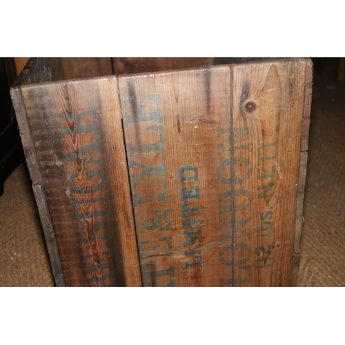 172 - A mid 20th century Tate sugar cube advertisement crate, 20 1/2