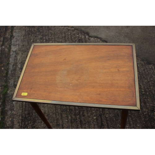 579 - A circa 1970s engraved copper tray top coffee table, 29