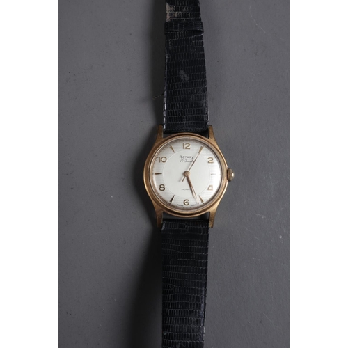 323 - A gentleman's Rotary wristwatch with leather strap, and two other wristwatches