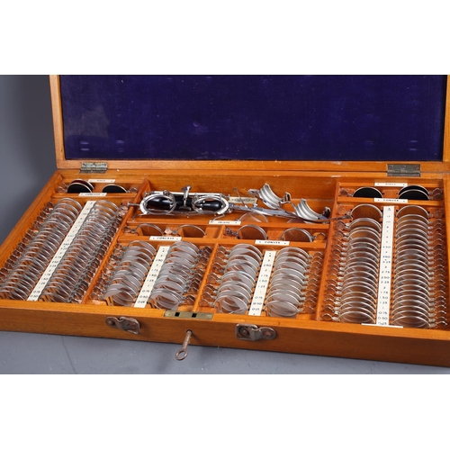 139 - An M Wiseman & Co Optometrist kit, in fitted case