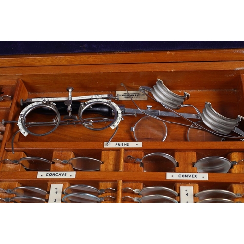 139 - An M Wiseman & Co Optometrist kit, in fitted case