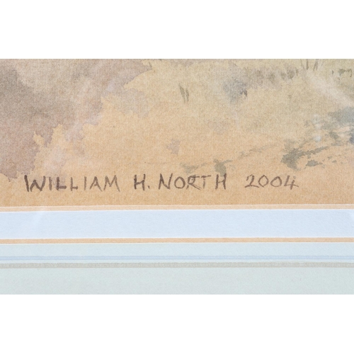 374 - William H North, 2004: a pair of watercolours, 