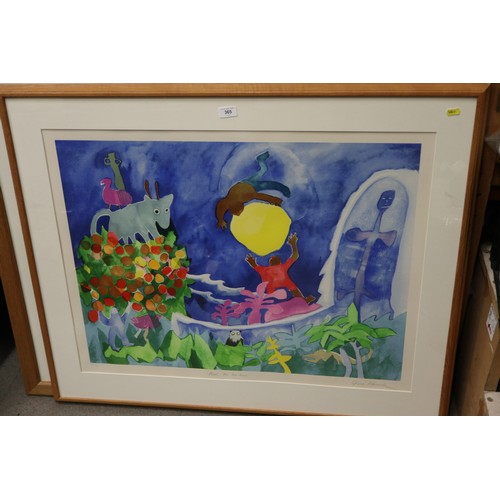 365 - Sylvia Edwards: a signed limited edition colour lithograph, 