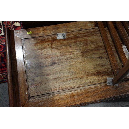 574 - A Chinese hardwood coffee table, 40