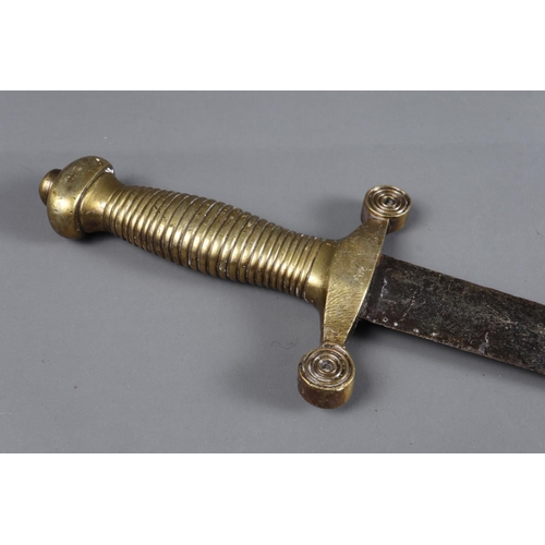 210 - A 19th century French Gladius type short sword, blade 17 1/2