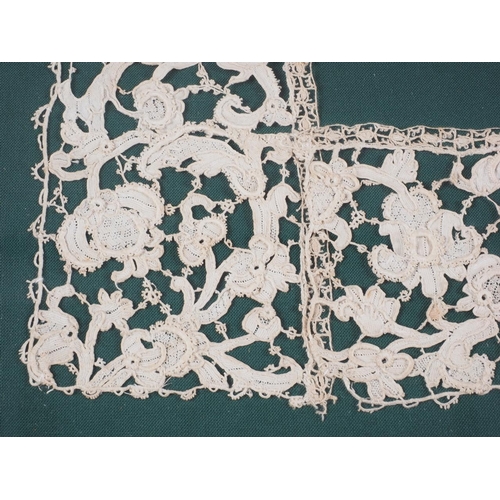 247 - A pair of 17th century Venetian needle lace 