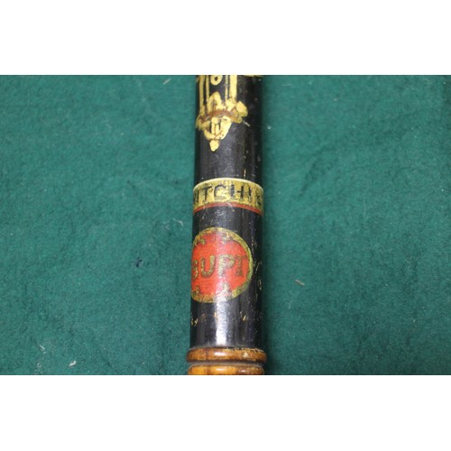 221 - A Victorian Aberdeenshire River Dee Police Superintendent truncheon, 17 1/2