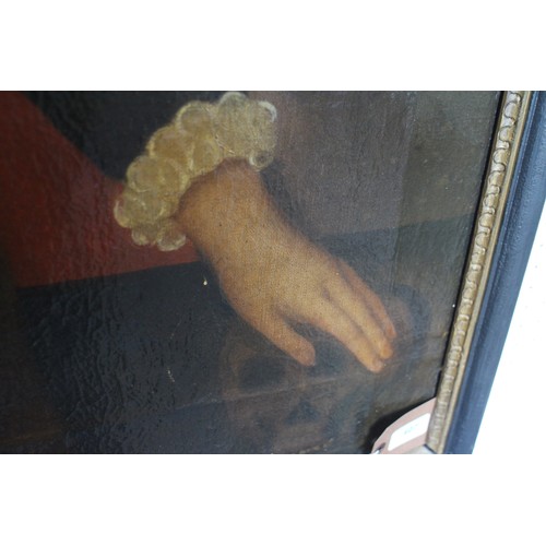 407 - An early 17th century oil on canvas portrait of Alderman Richard Hill, purchaser of Charterhouse Cov... 