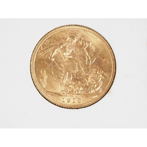 342 - A gold sovereign, dated 1913