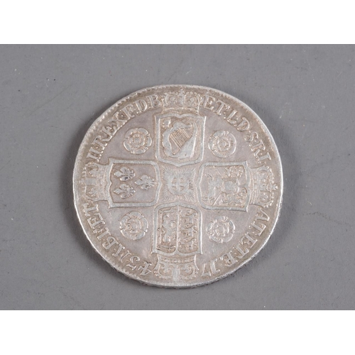 354 - A George II silver crown, dated 1743